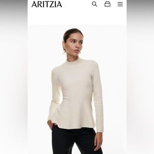 Aritzia Babaton sculpt knit trajectory turtleneck XS